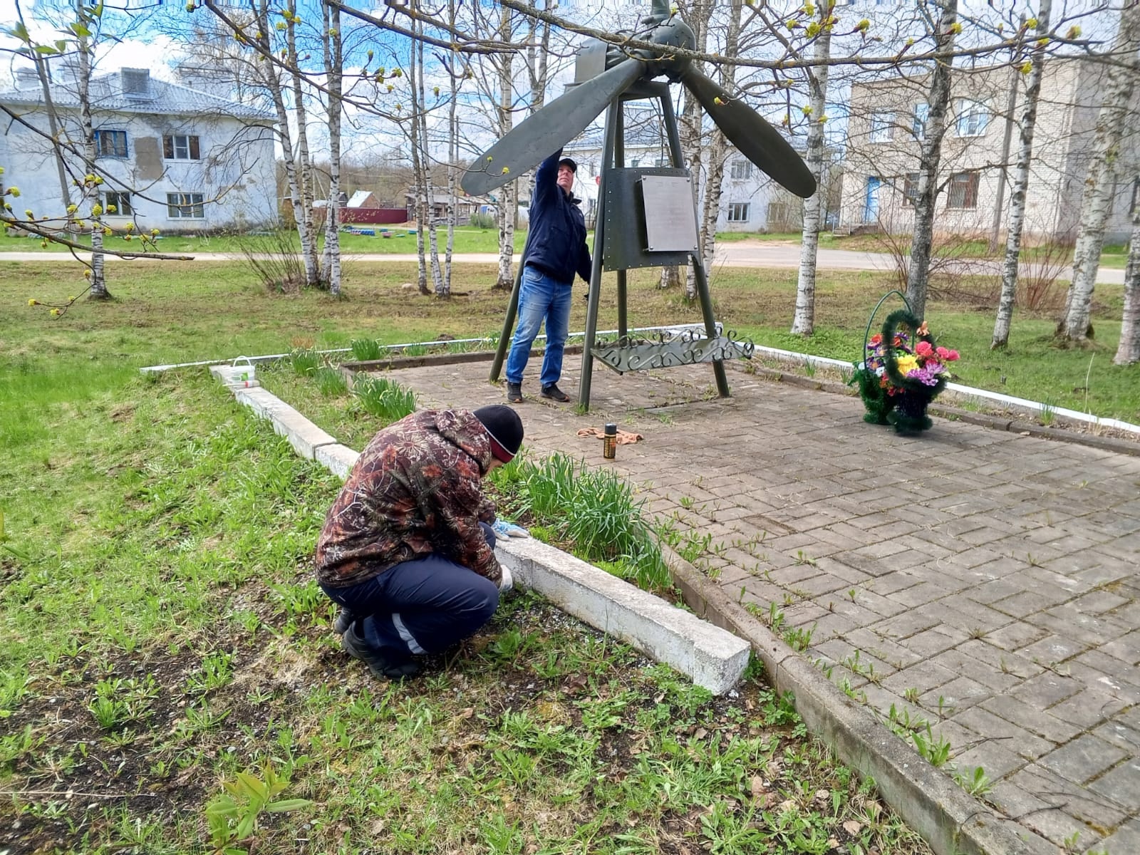 В округе продолжается двухмесячник по благоустройству.